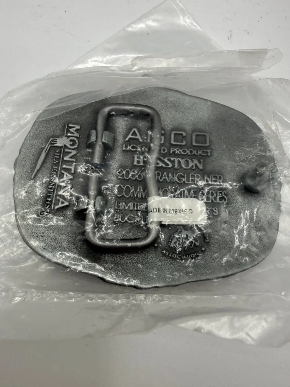 Vintage 2006 Hesston National Finals Junior Rodeo Belt Buckle